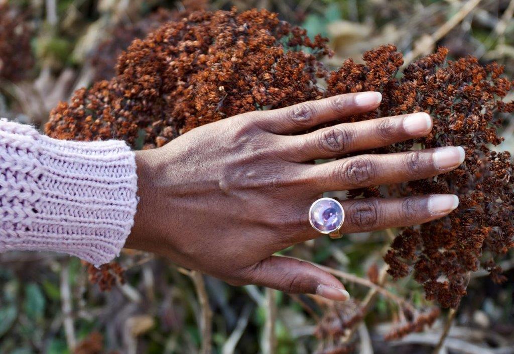 Ring Gold Amethyst